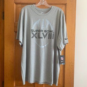 NWT NFL NIKE DRI-FIT SUPER BOWL 2014 T-SHIRT SIZE XXL